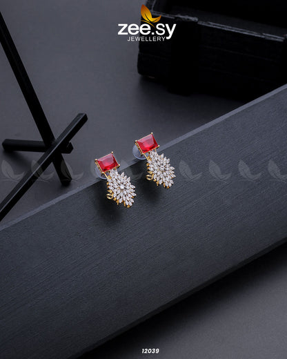 Zircon Cluster Earrings - Libasekhas