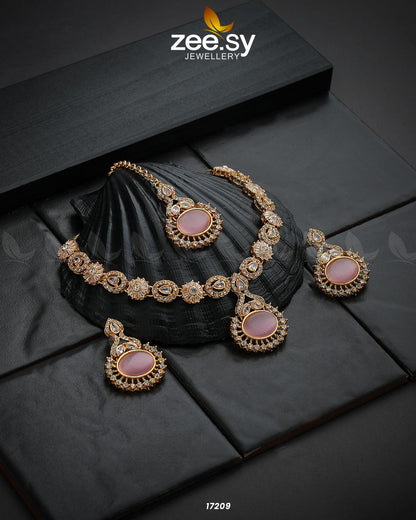 Zirconic Starburst Necklace - Libasekhas