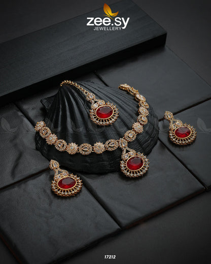Zirconic Starburst Necklace - Libasekhas
