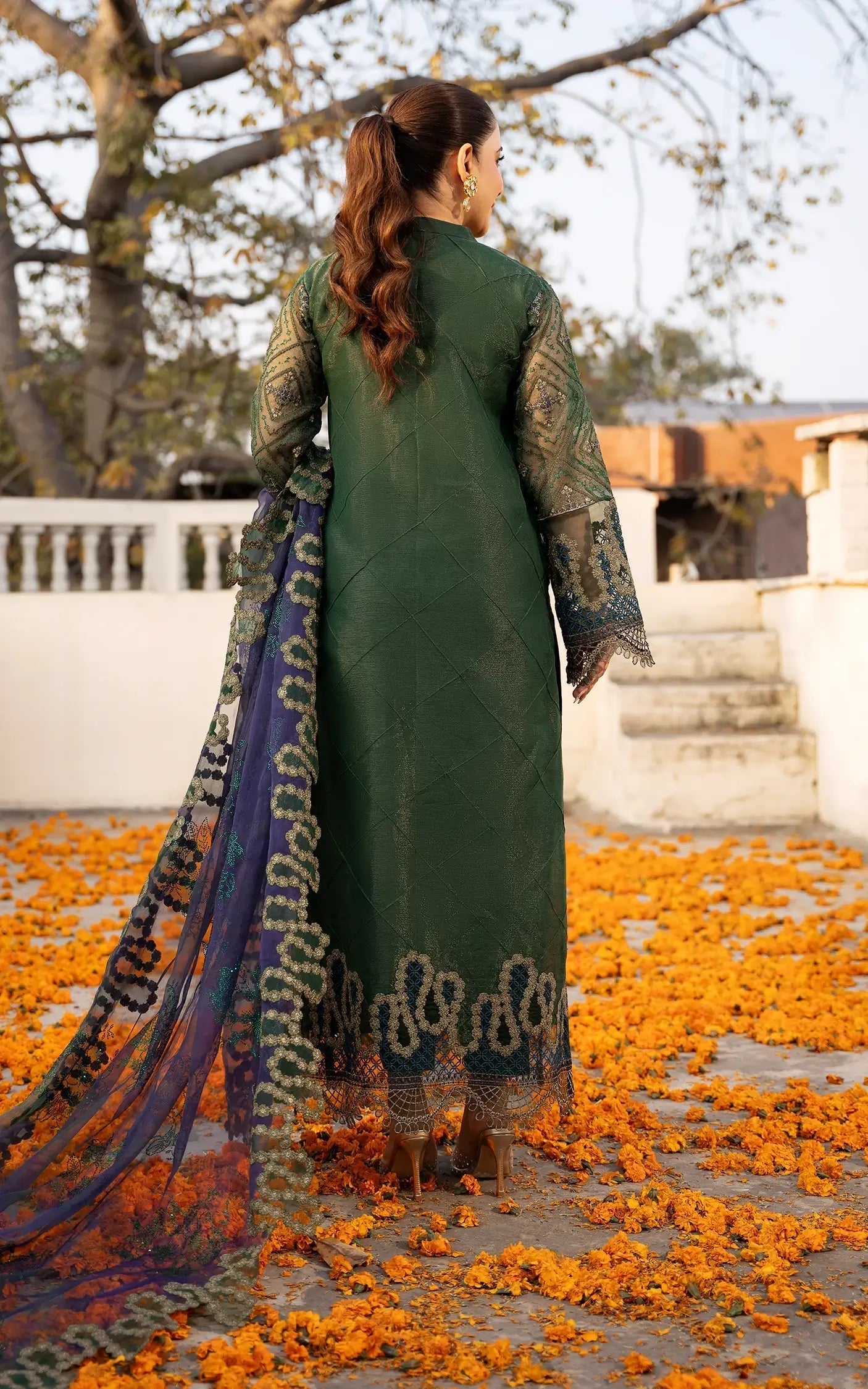 Asifa and Nabeel | Sunehri Eid 25 | Zohra-(SEF25-04) - House Of Anaya