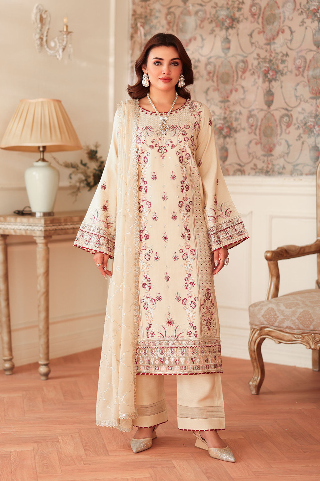 Ramsha | Aangan Luxury Raw silk | AA-207