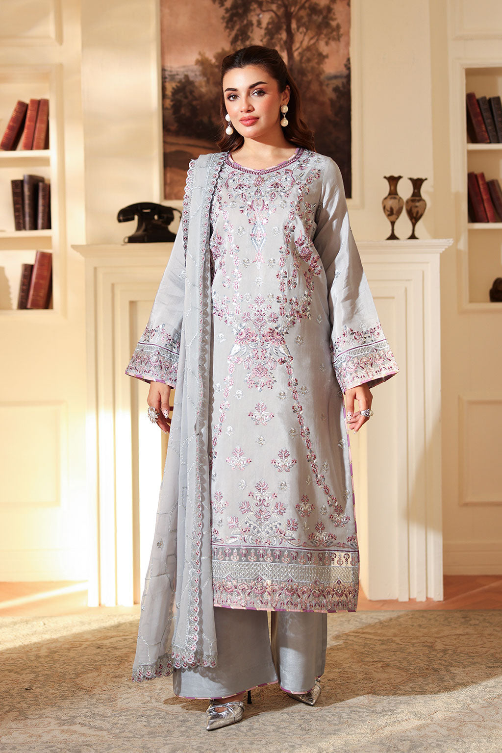 Ramsha | Aangan Luxury Raw silk | AA-209