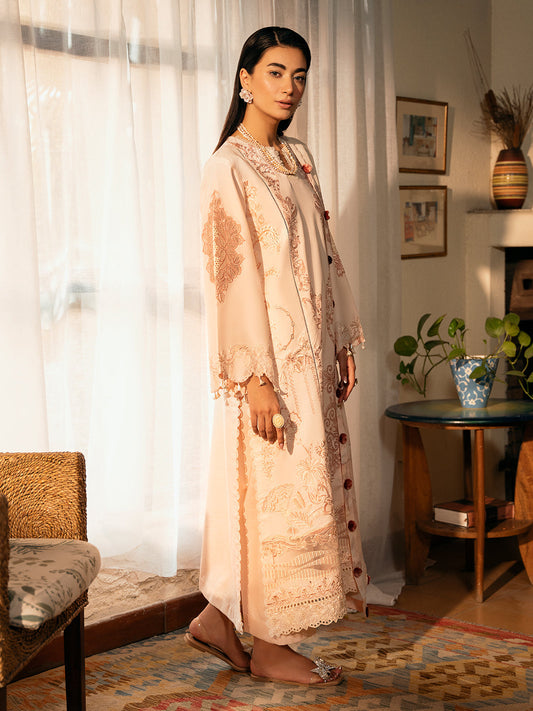 Izel | Dastak Luxury Lawn | AARZOO - House Of Anaya