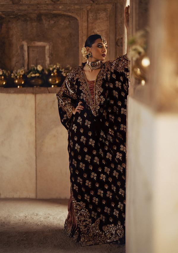 Aik Atelier | Dastoor Velvet 24 | DASTOOR - LOOK 03 - House Of Anaya