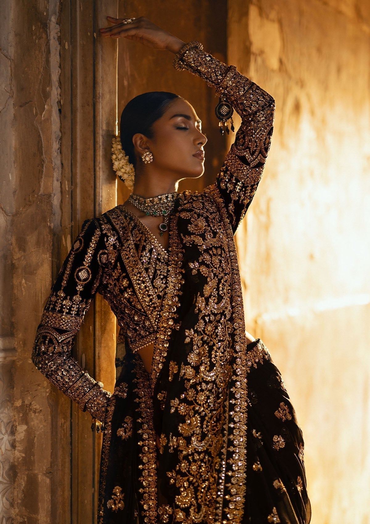 Aik Atelier | Dastoor Velvet 24 | DASTOOR - LOOK 04