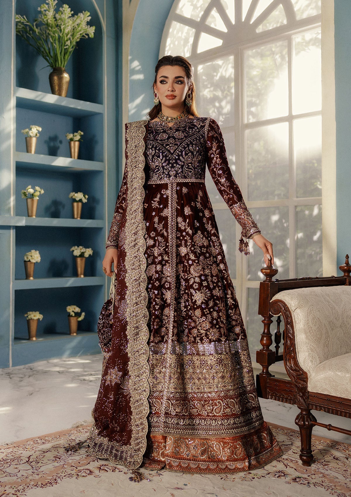 Aik Atelier | Udaipur Velvet 25 | LOOK 03