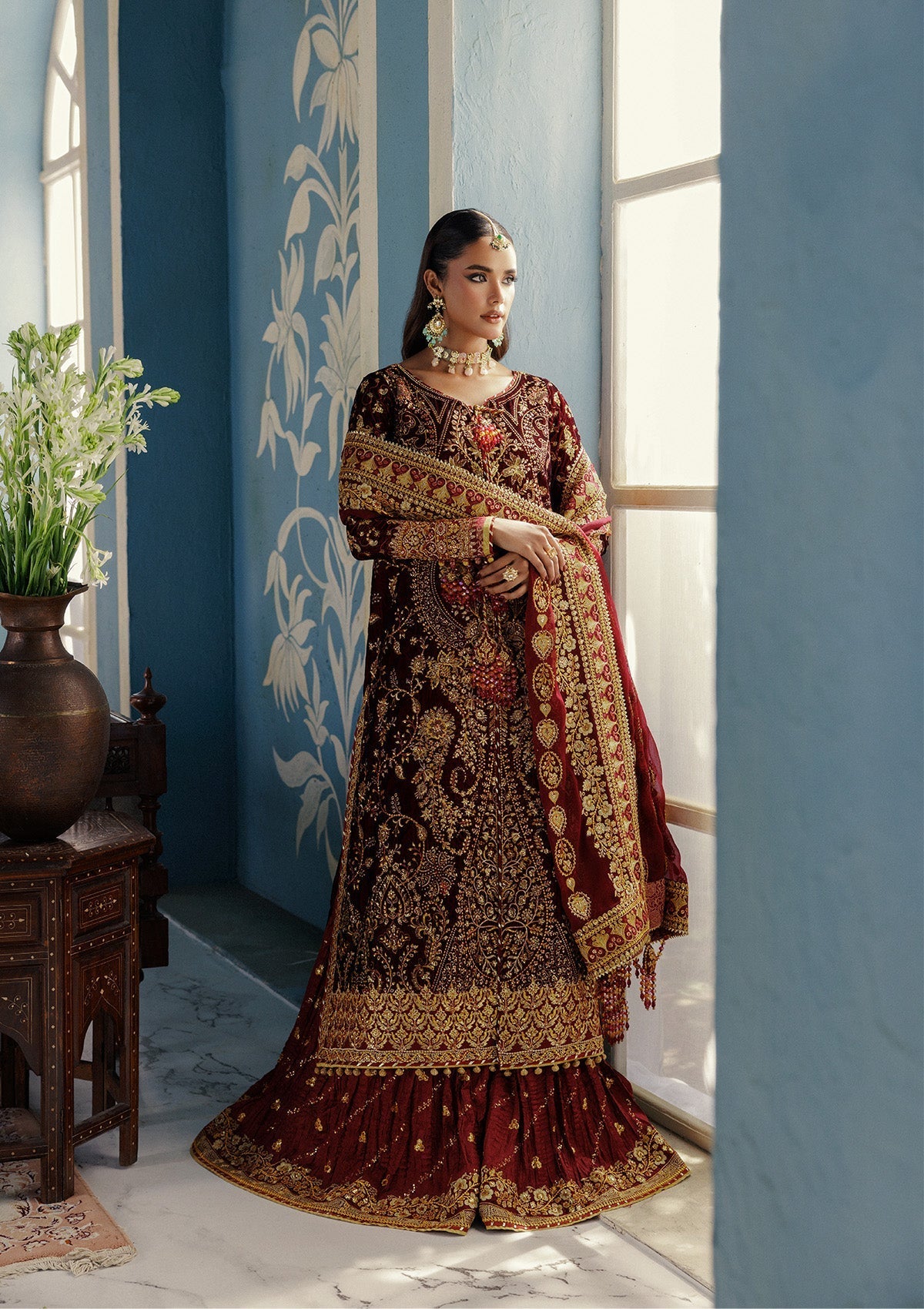Aik Atelier | Udaipur Velvet 25 |  LOOK 05