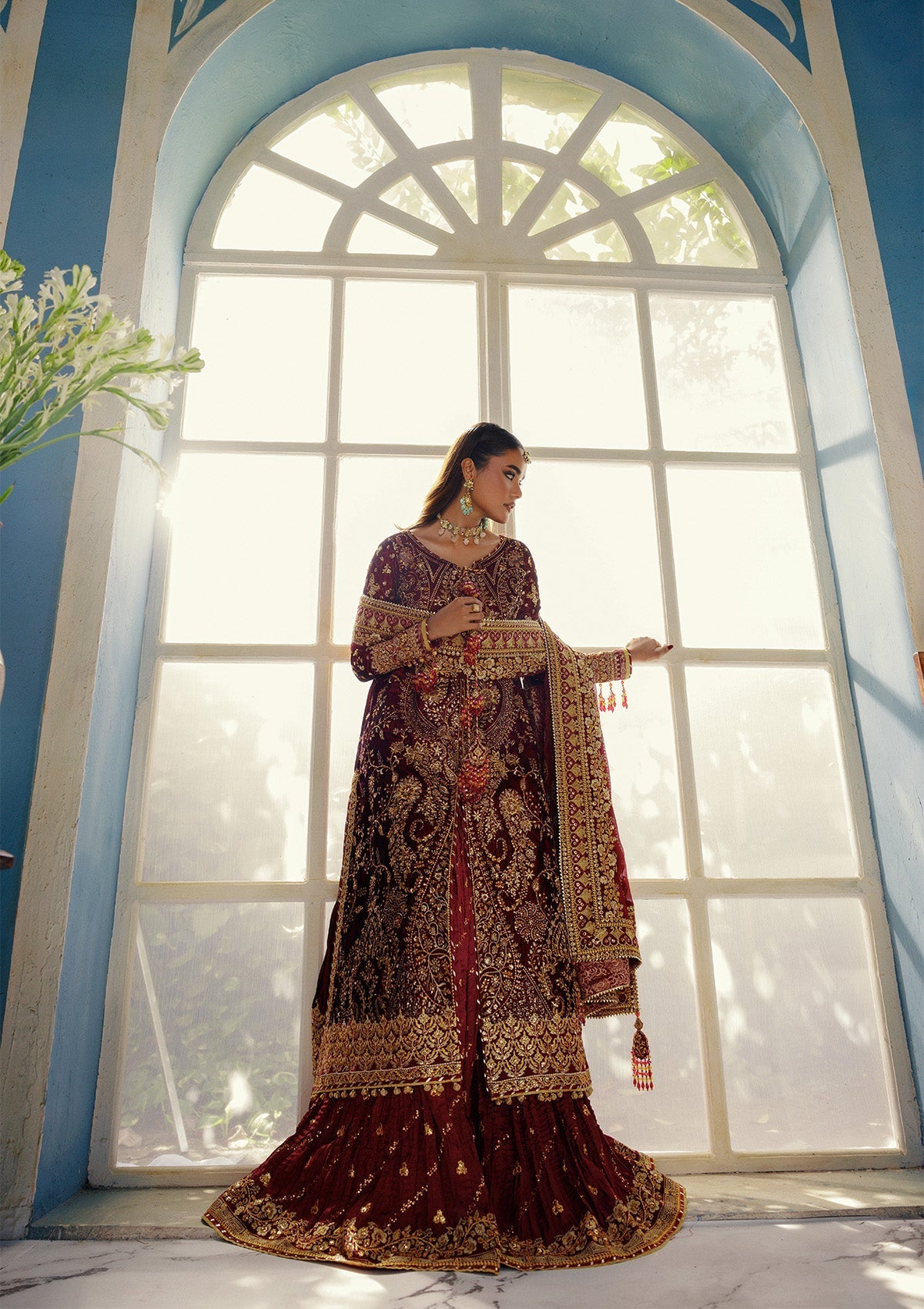 Aik Atelier | Udaipur Velvet 25 |  LOOK 05