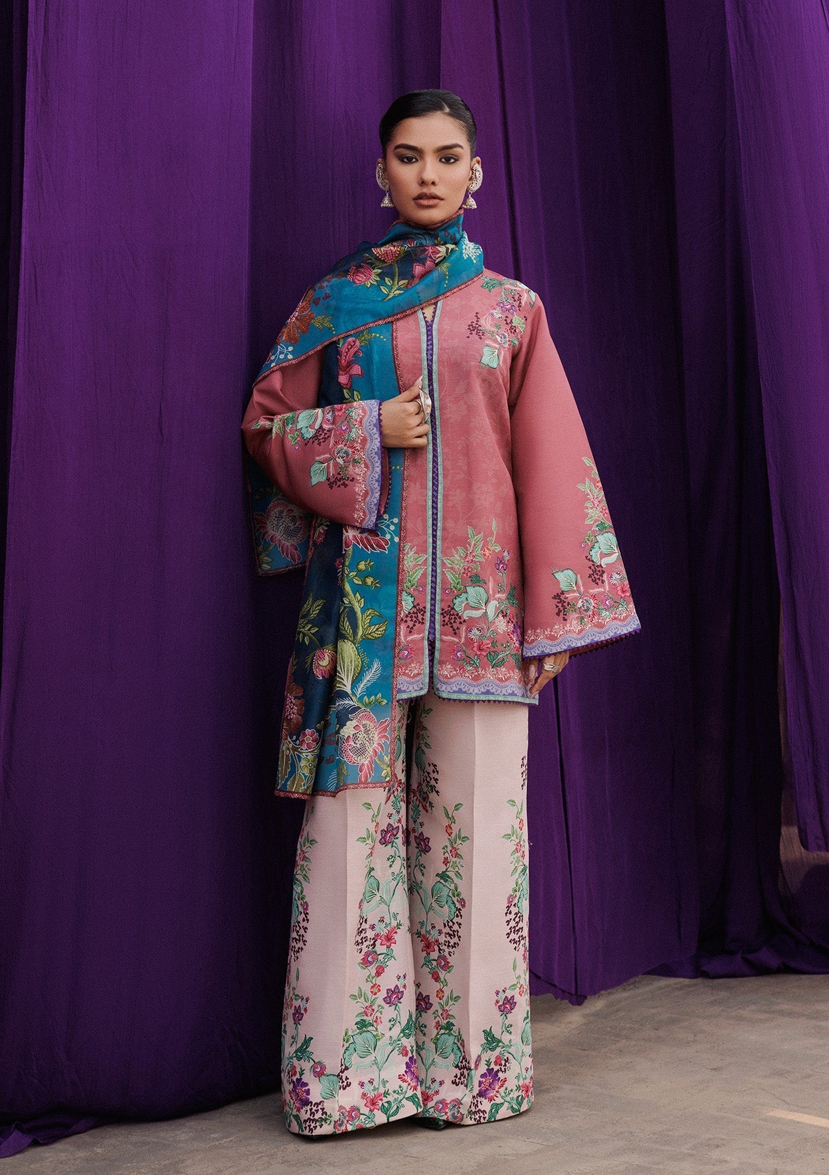 Aik Atelier | Roz Khaddar | AIK ROZ '25 D2 - LOOK 02