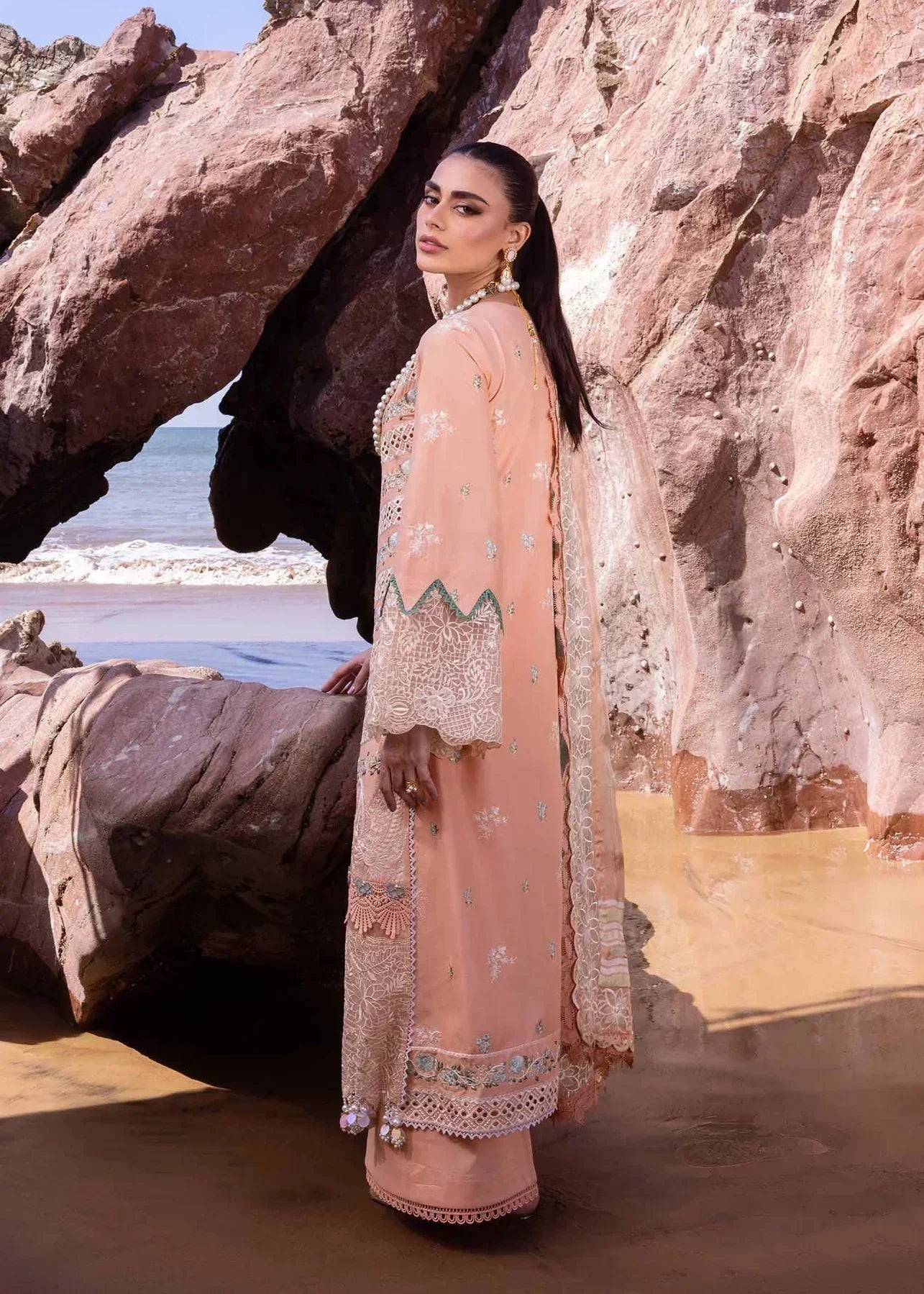Akbar Aslam | Oasis Lawn 24 | Sweet Pea - House Of Anaya
