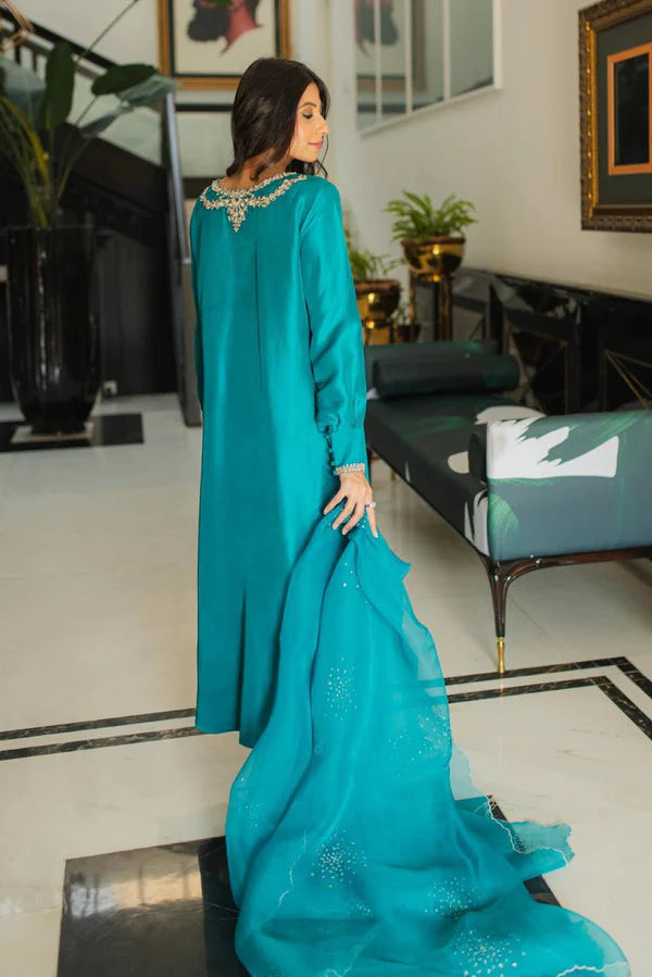 Jeem | Luxury Pret | ANNA TEAL - House Of Anaya