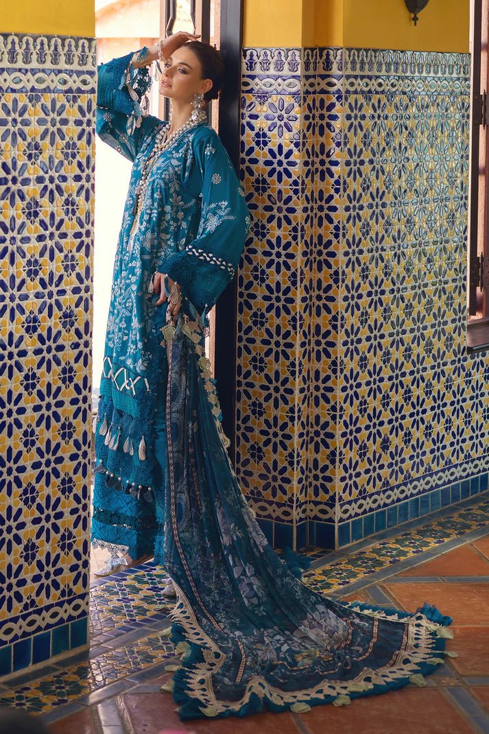 Annus Abrar | Neroli Luxury Lawn | Riba