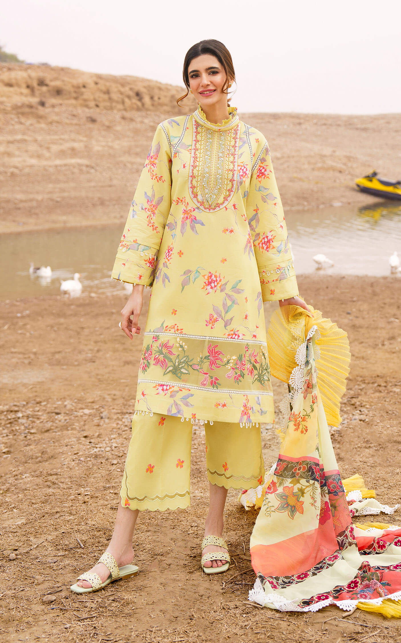 Asifa and Nabeel | Meraki Summer 24 | ORCHID-U141M007 - House Of Anaya