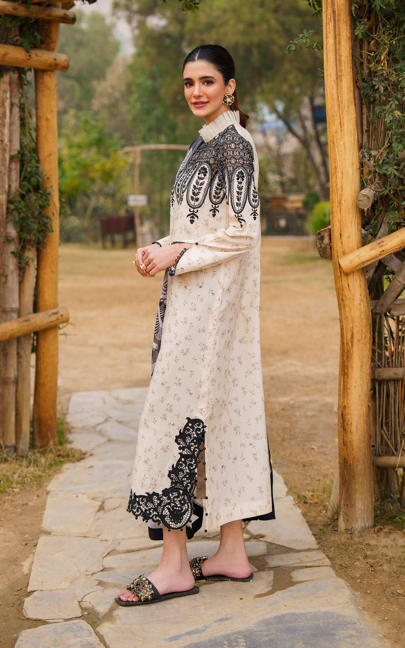 Asifa and Nabeel | Meraki Summer 24 | SNOWDROP-U141M002 - House Of Anaya