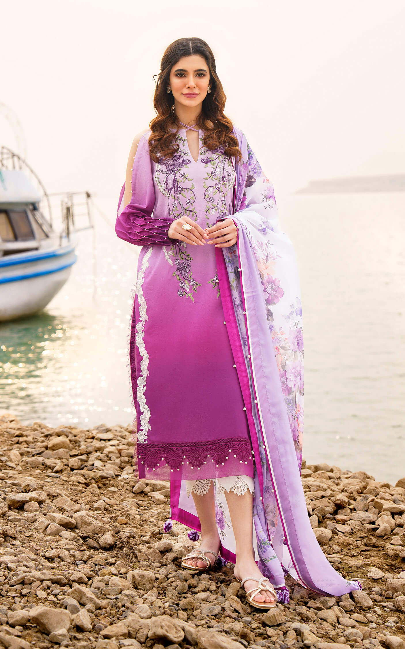 Asifa and Nabeel | Meraki Summer 24 | CALLA-U141M018 - House Of Anaya