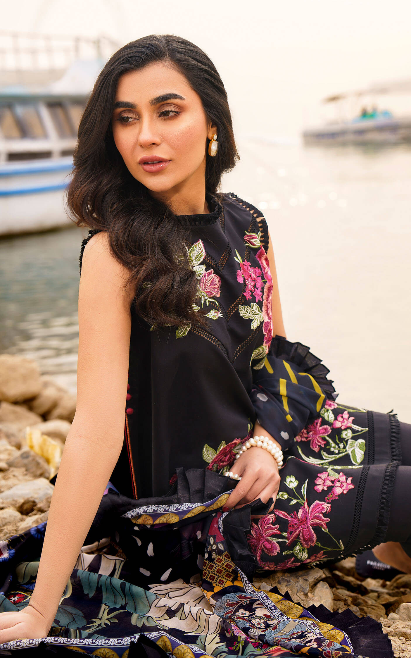 Asifa and Nabeel | Meraki Summer 24 | DAPHNE-U141M019 - House Of Anaya