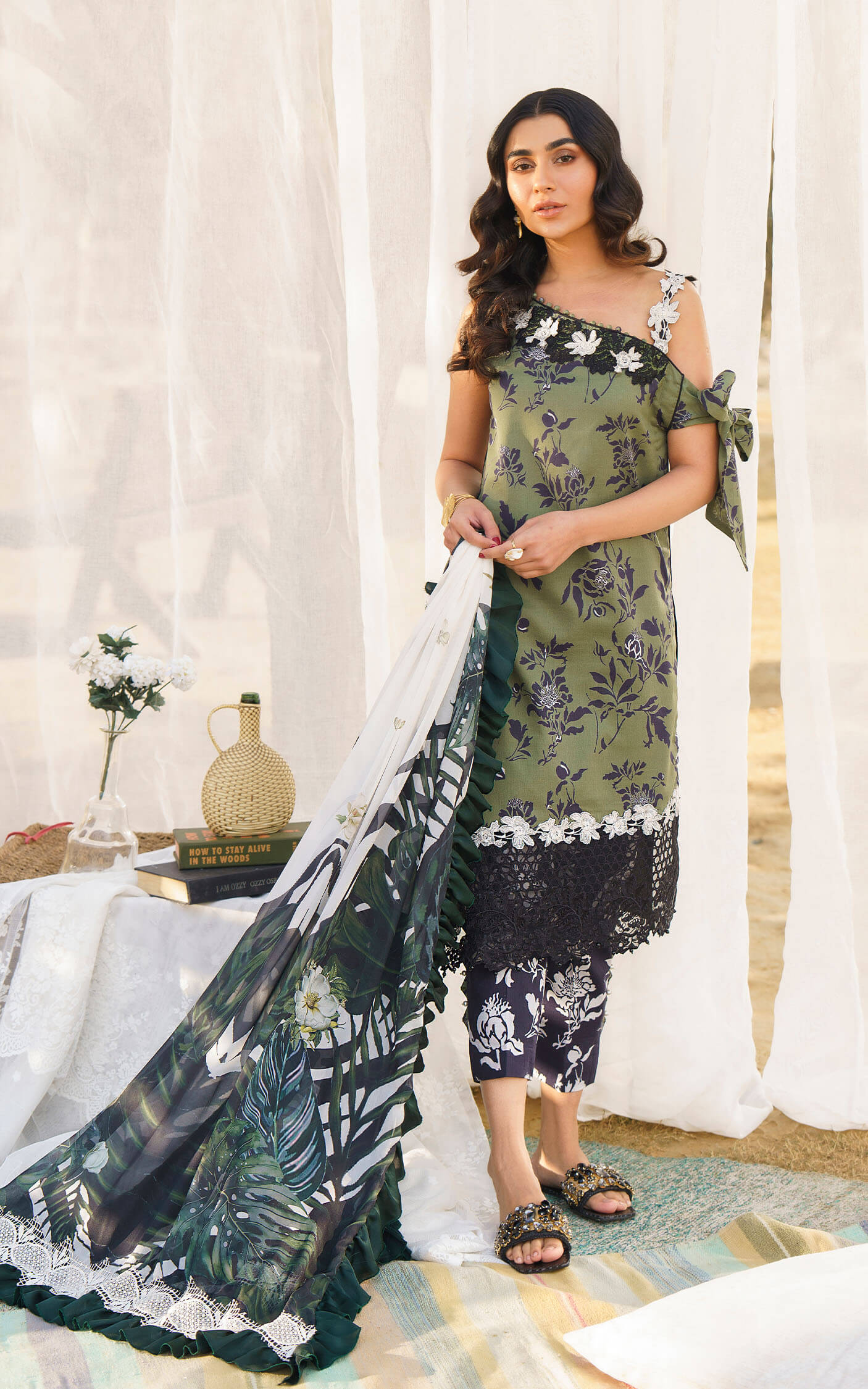 Asifa and Nabeel | Meraki Summer 24 | DARCY-U141M011 - House Of Anaya
