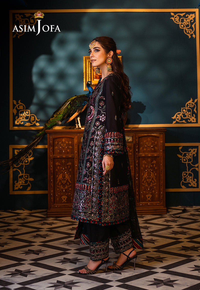 Asim Jofa | Fasana e Ishq Eid Luxury Lawn | AJFI-14 - House Of Anaya