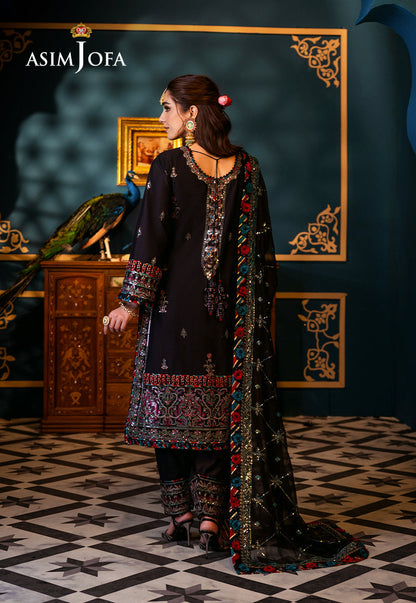 Asim Jofa | Fasana e Ishq Eid Luxury Lawn | AJFI-14 - House Of Anaya