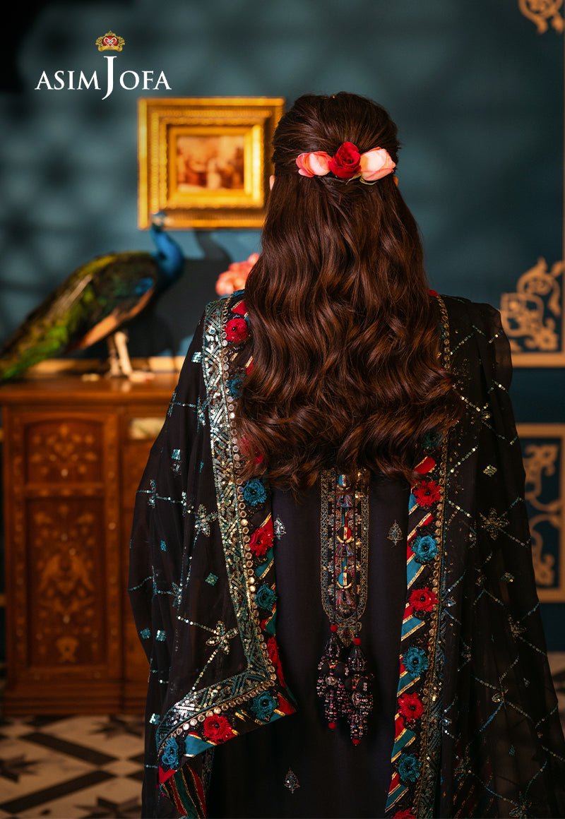 Asim Jofa | Fasana e Ishq Eid Luxury Lawn | AJFI-14 - House Of Anaya