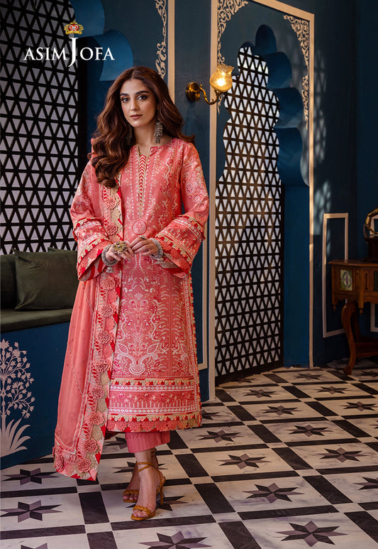 Asim Jofa | Fasana e Ishq Eid Luxury Lawn | AJFI-07 - House Of Anaya