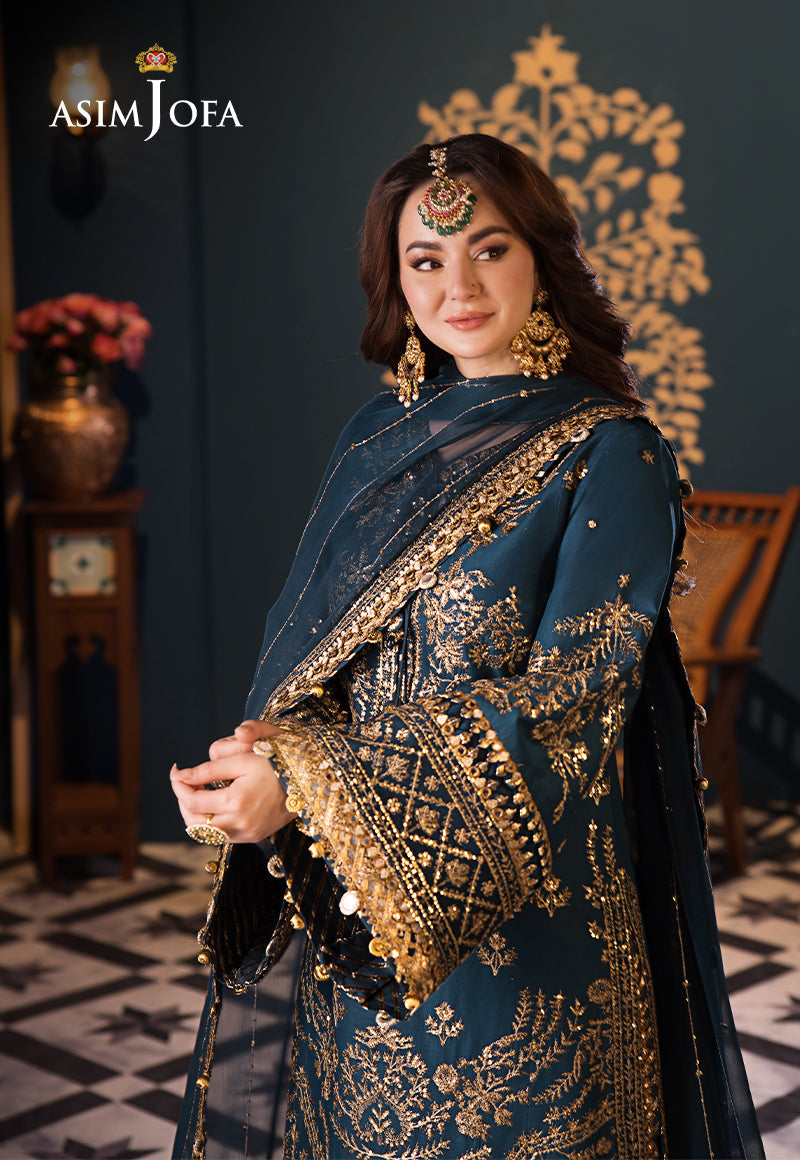 Asim Jofa | Fasana e Ishq Eid Luxury Lawn | AJFI-30 - House Of Anaya