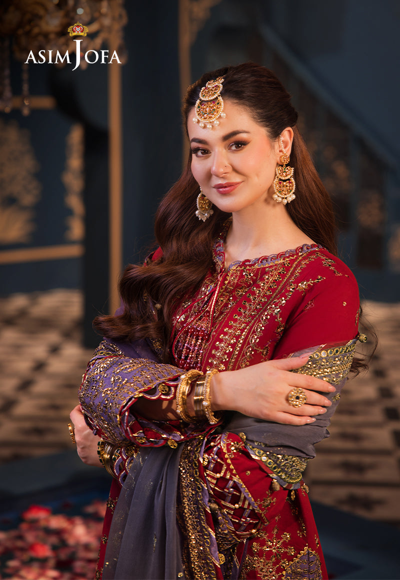 Asim Jofa | Fasana e Ishq Eid Luxury Lawn | AJFI-27 - House Of Anaya