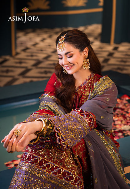 Asim Jofa | Fasana e Ishq Eid Luxury Lawn | AJFI-27 - House Of Anaya