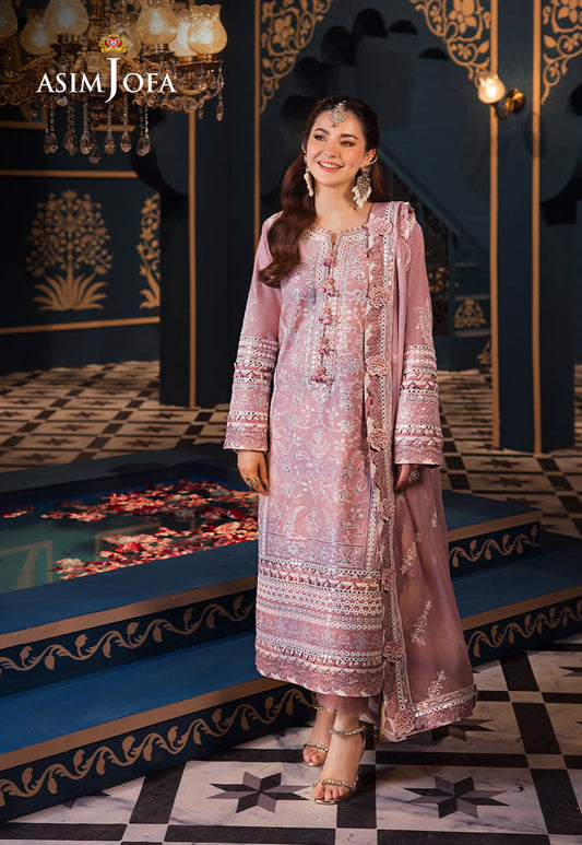 Asim Jofa | Fasana e Ishq Eid Luxury Lawn | AJFI-02 - House Of Anaya