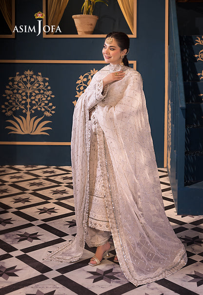 Asim Jofa | Fasana e Ishq Eid Luxury Lawn | AJFI-08 - House Of Anaya