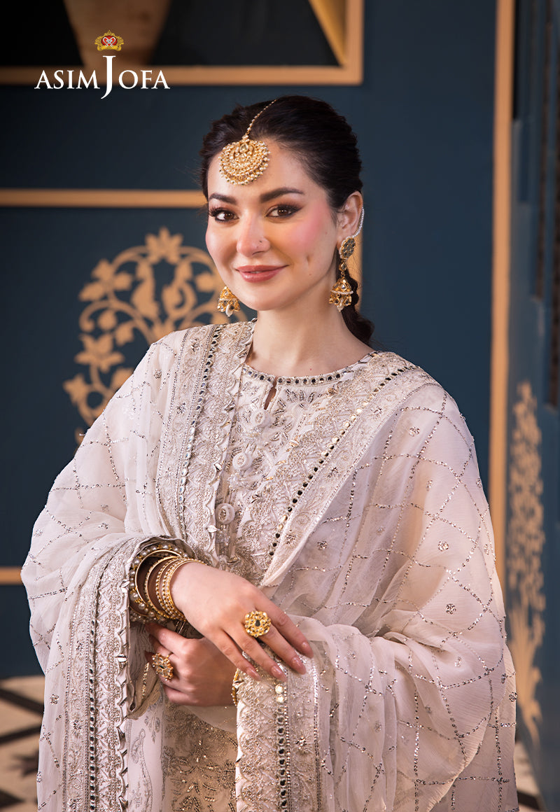 Asim Jofa | Fasana e Ishq Eid Luxury Lawn | AJFI-08 - House Of Anaya