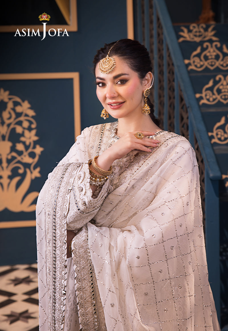 Asim Jofa | Fasana e Ishq Eid Luxury Lawn | AJFI-08 - House Of Anaya