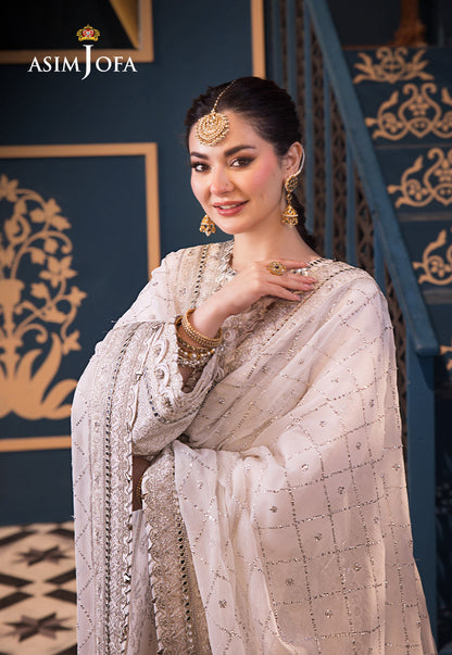 Asim Jofa | Fasana e Ishq Eid Luxury Lawn | AJFI-08 - House Of Anaya