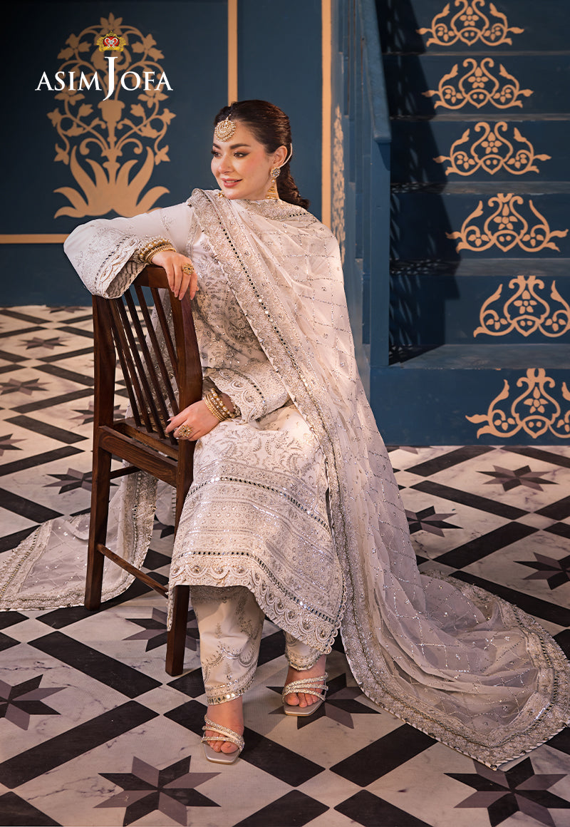 Asim Jofa | Fasana e Ishq Eid Luxury Lawn | AJFI-08 - House Of Anaya