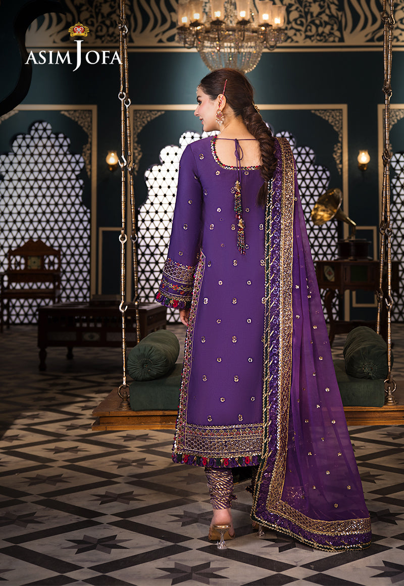 Asim Jofa | Fasana e Ishq Eid Luxury Lawn | AJFI-16 - House Of Anaya