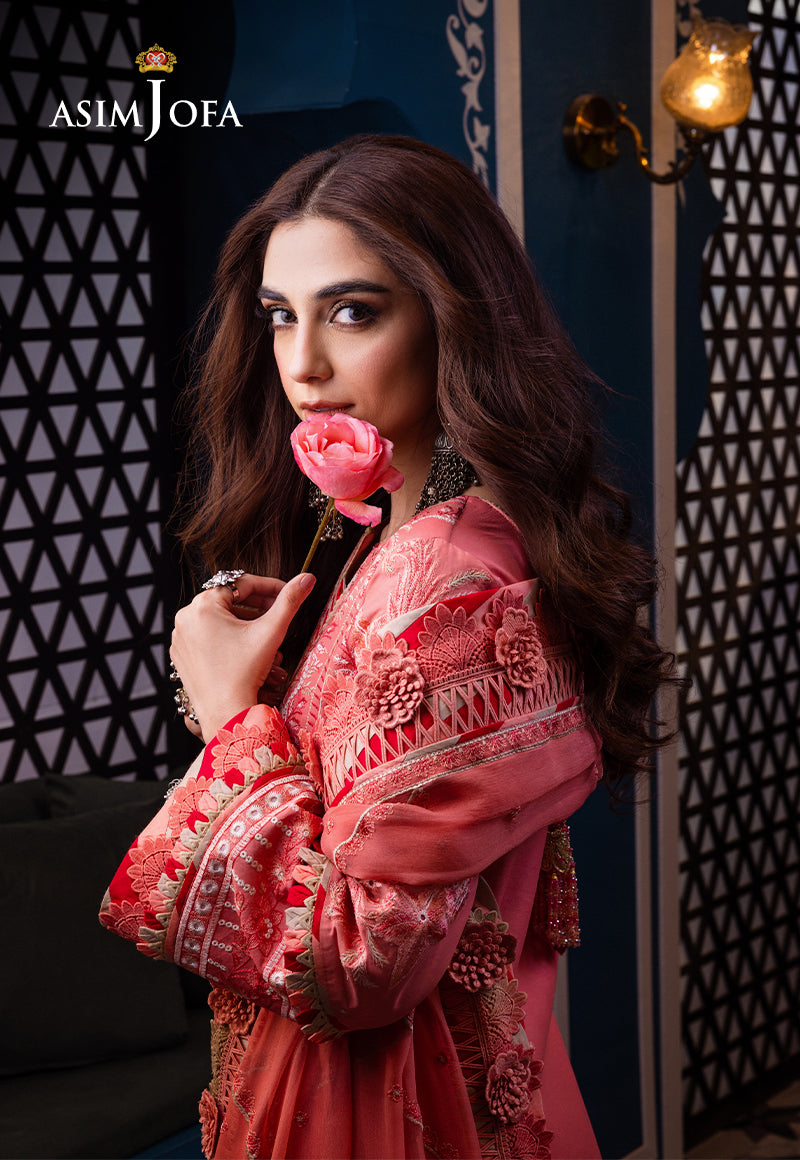 Asim Jofa | Fasana e Ishq Eid Luxury Lawn | AJFI-07 - House Of Anaya