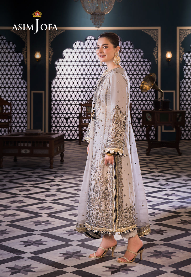Asim Jofa | Fasana e Ishq Eid Luxury Lawn | AJFI-28 - House Of Anaya
