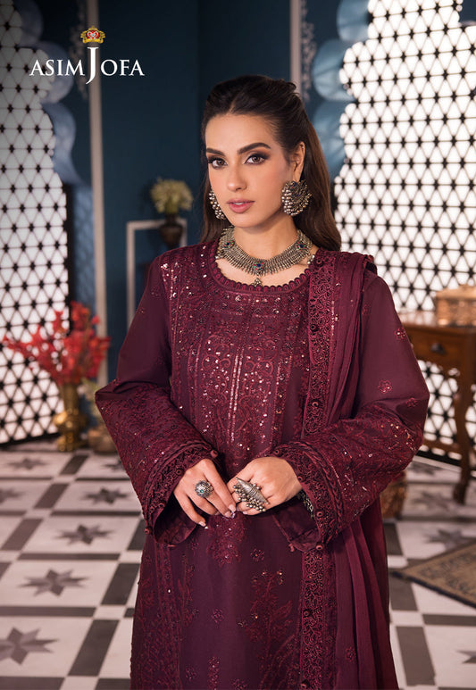 Asim Jofa | Fasana e Ishq Eid Luxury Lawn | AJFI-09 - House Of Anaya