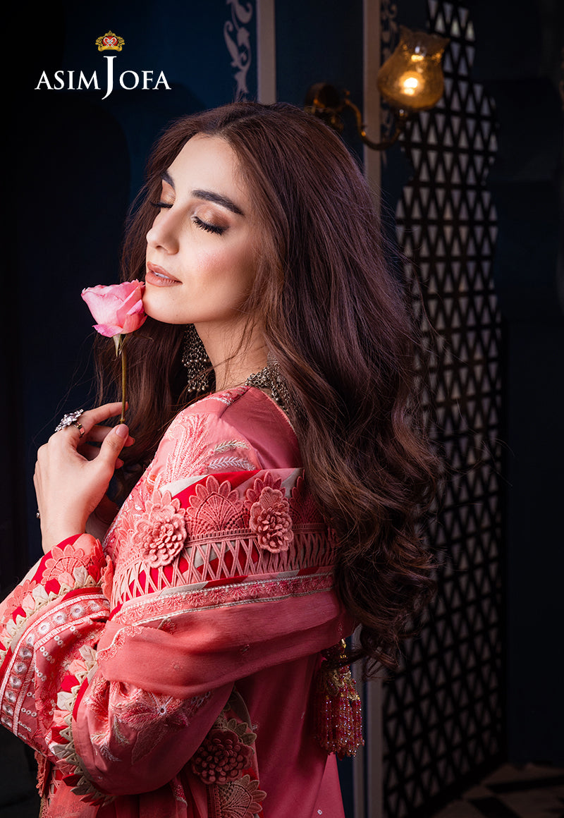 Asim Jofa | Fasana e Ishq Eid Luxury Lawn | AJFI-07 - House Of Anaya
