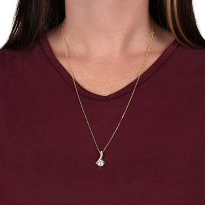 Alluring Beauty Necklace for Valentines , Birthdays and Weddings with Beautiful Custom Message - Riwayat-e-khas
