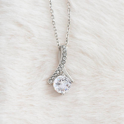 Alluring Beauty Necklace for Valentines , Birthdays and Weddings with Beautiful Custom Message - Riwayat-e-khas