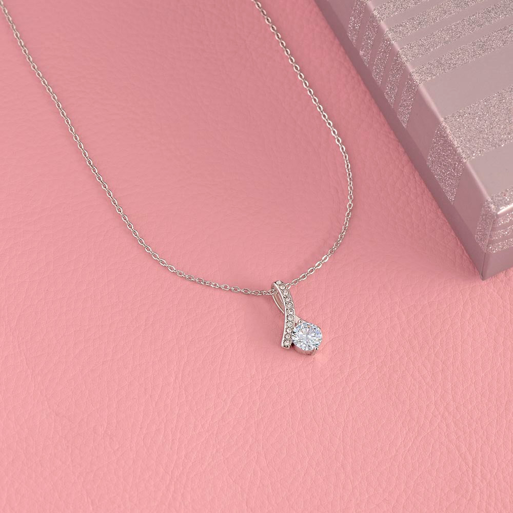 Alluring Beauty Necklace for Valentines , Birthdays and Weddings with Beautiful Custom Message - Riwayat-e-khas