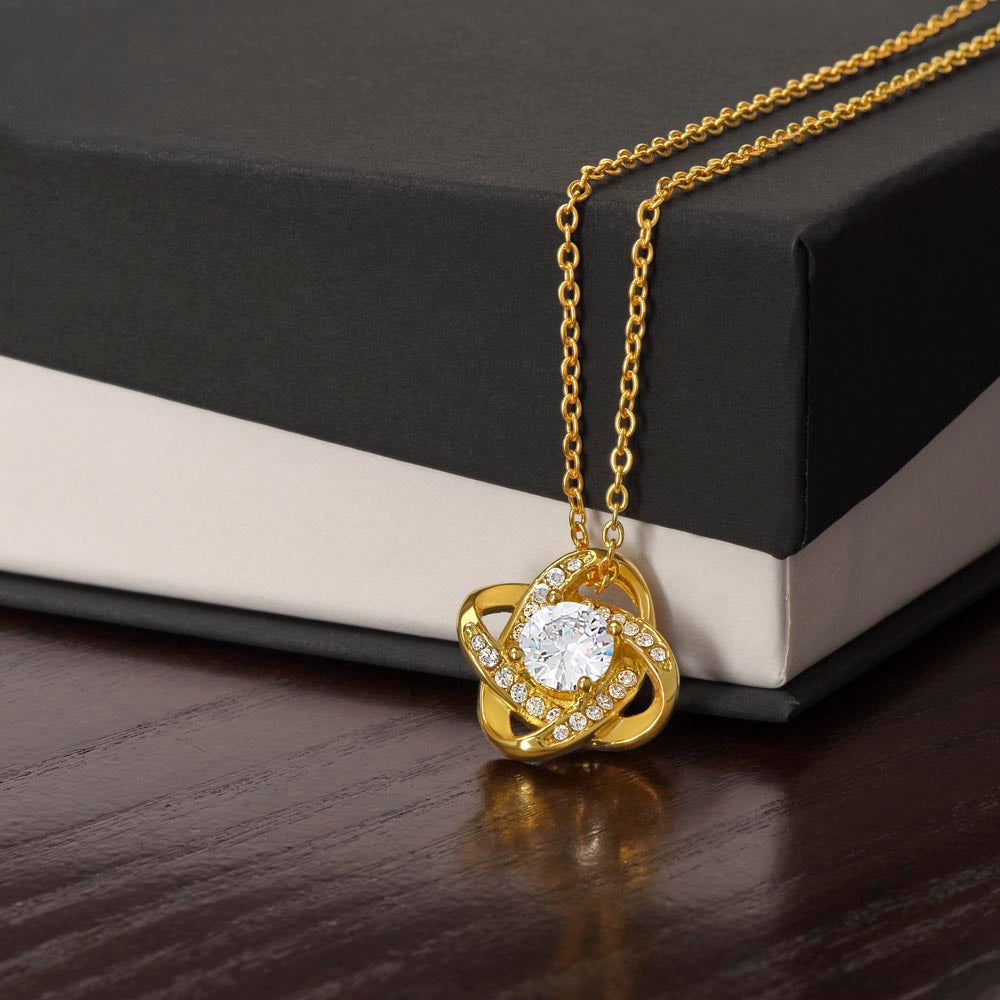 Love Knot Necklace for Valentines , Birthdays and Weddings - Riwayat-e-khas