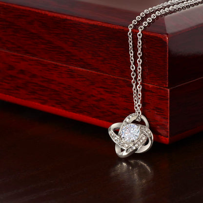 Love Knot Necklace for Valentines , Birthdays and Weddings - Riwayat-e-khas