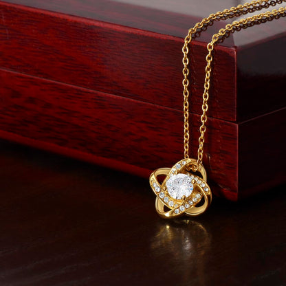 Love Knot Necklace for Valentines , Birthdays and Weddings - Riwayat-e-khas
