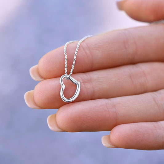Delicate Heart Necklace - Riwayat-e-khas