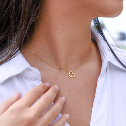 Delicate Heart Necklace - Riwayat-e-khas