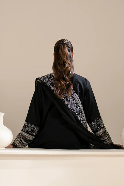 Azzal | Aghaaz Luxury Lawn | Siyah - House Of Anaya