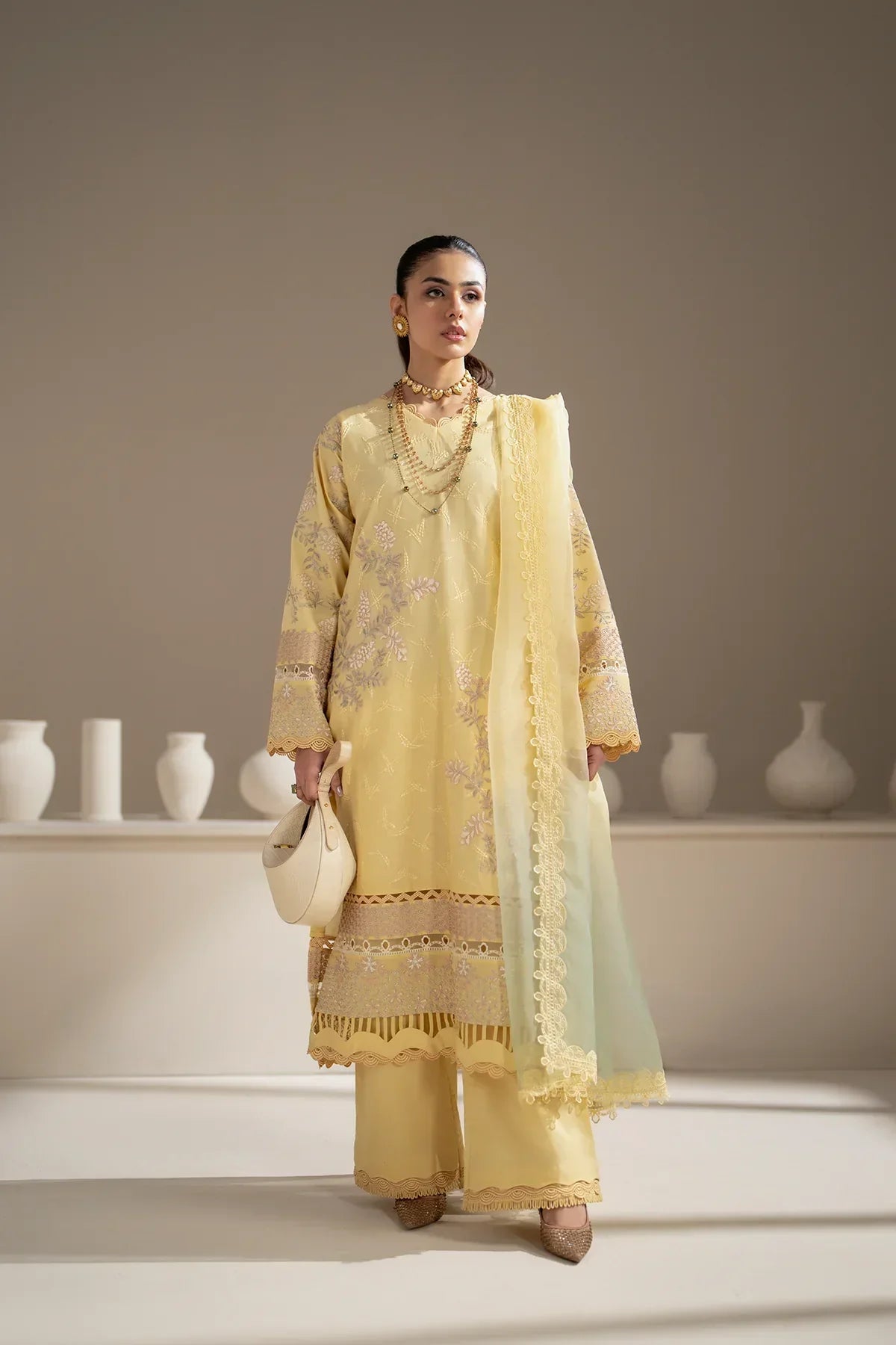 Azzal | Aghaaz Luxury Lawn | Sehar - House Of Anaya