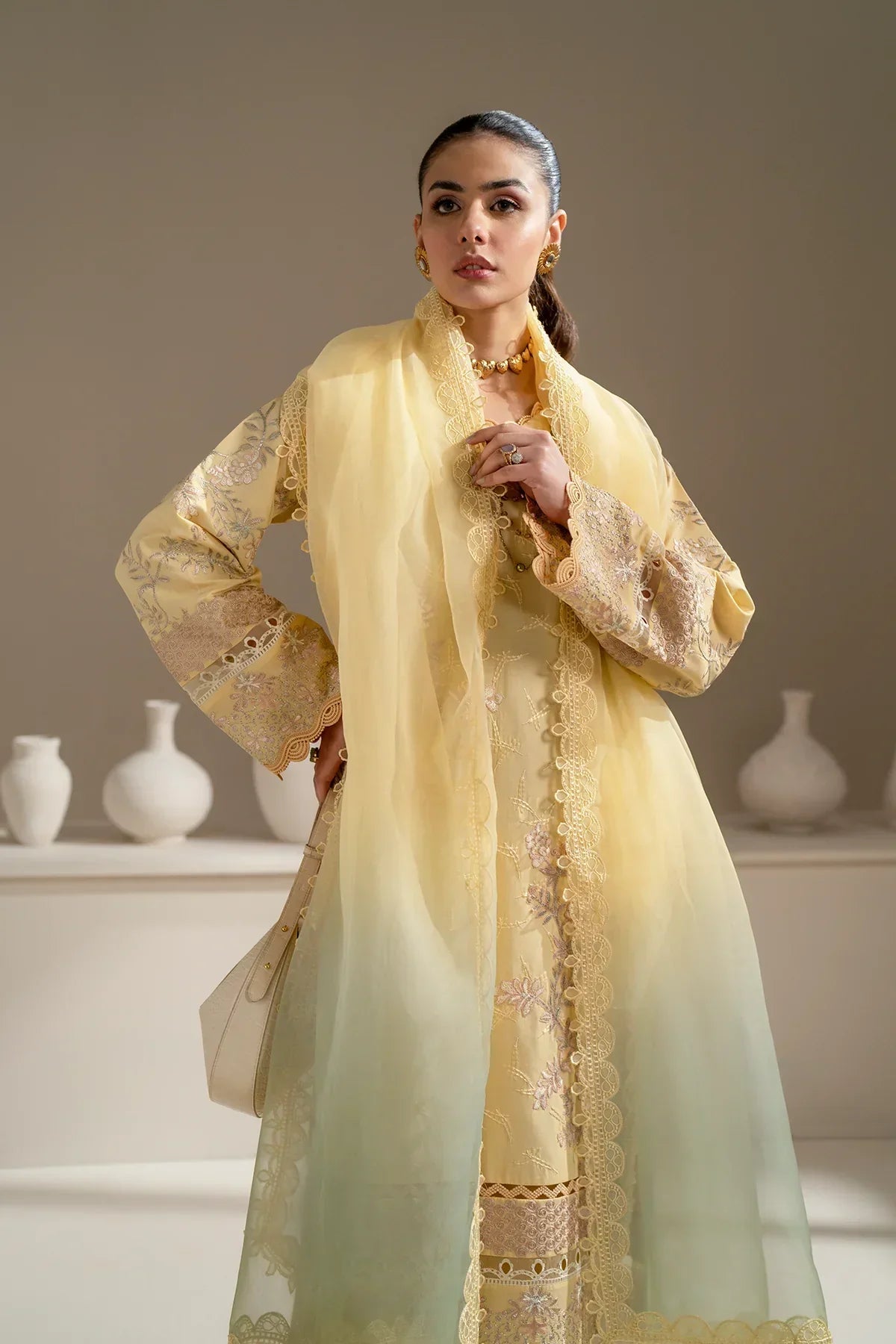 Azzal | Aghaaz Luxury Lawn | Sehar - House Of Anaya